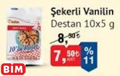 DESTAN ŞEKERLİ VANİLİN DESTAN ŞEKERLİ VANİLİN